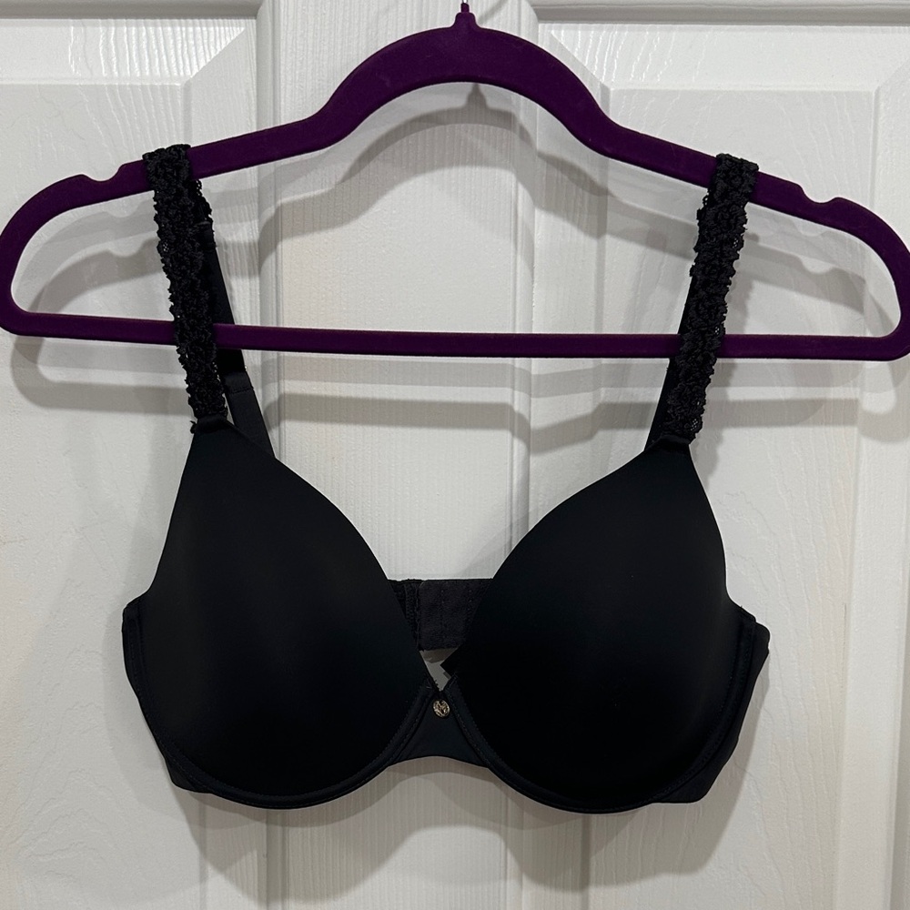 Natori Classic Black Bra Size 34D